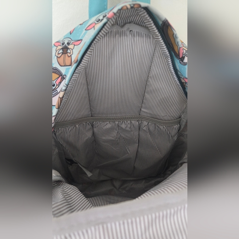 Star Wars Loungefly Baby Yoda Backpack NWOT - Picture 6 of 6